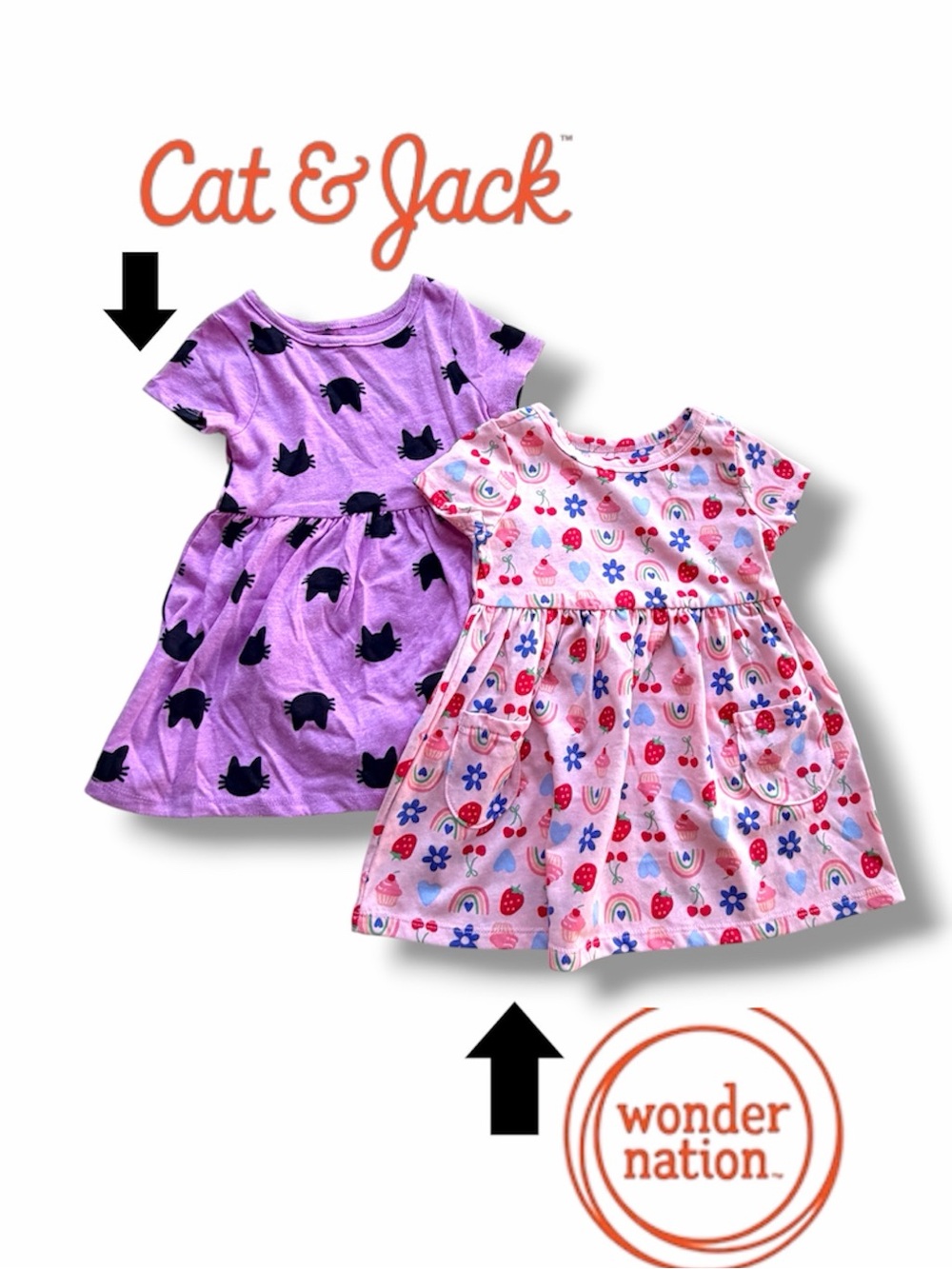 Toddler Girl Dresses Size 18 Months Cat & Jack Wonder Nation